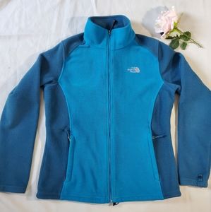 The North Face blue fleece jacket, Large
